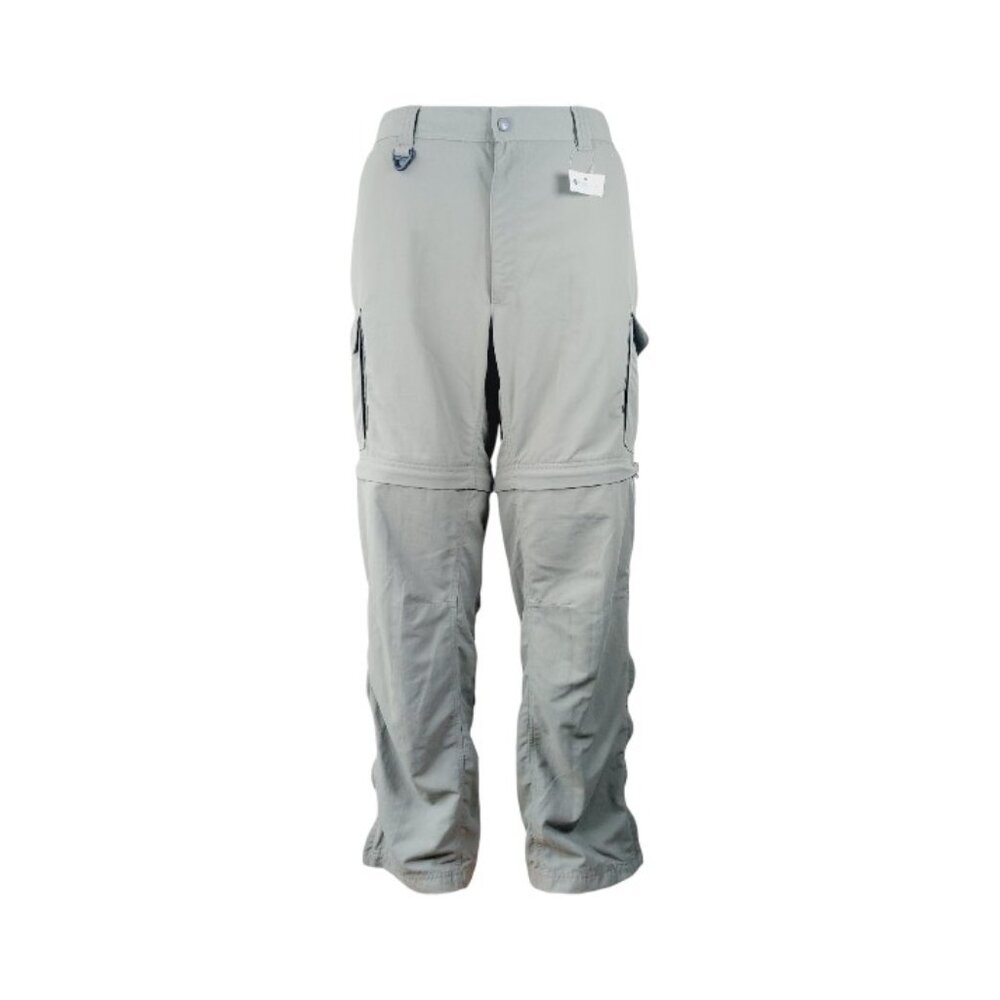 Columbia Men's Light Gray Silver Ridge Convertible Utility Cargo Pants Size L